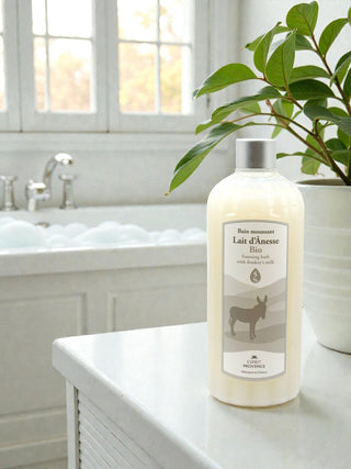 Bain moussant au lait d'ânesse bio - Fee maison