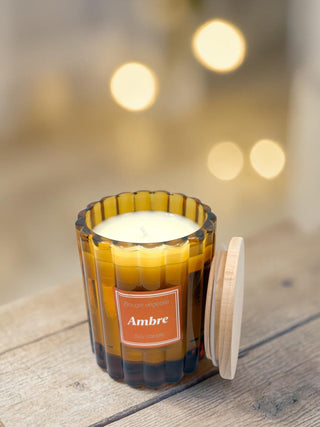 Bougie végétale parfumée - Ambre - Fee maison