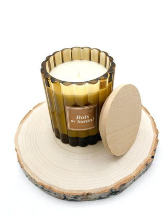 Bougie végétale parfumée - Bois de Santal - Fee maison