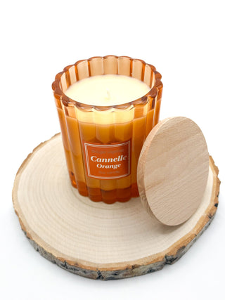 Bougie végétale parfumée - Cannelle orange - Fee maison