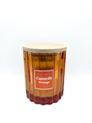 Bougie végétale parfumée - Cannelle orange - Fee maison