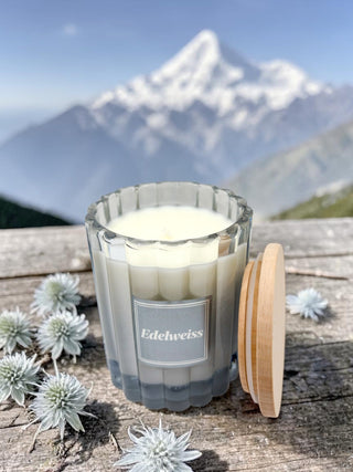 Bougie végétale parfumée - Edelweiss - Fee maison
