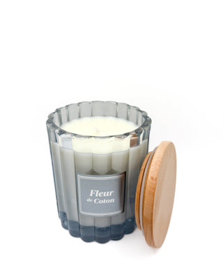 Bougie végétale parfumée - Fleur de coton - Fee maison