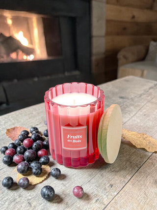 Bougie végétale parfumée - Fruits des Bois - Fee maison