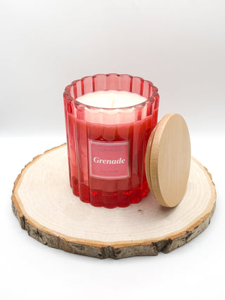 Bougie végétale parfumée - Grenade - Fee maison