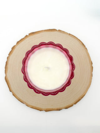 Bougie végétale parfumée - Rose de Mai - Fee maison