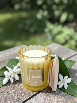 Bougie végétale parfumée - Vanille bourbon - Fee maison