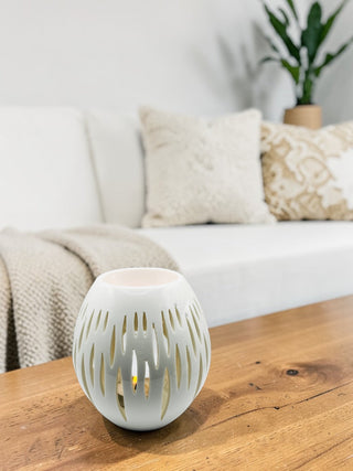 Brûle - parfum céramique blanc - Fee maison