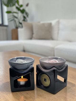 Brûle - parfum Pièce de monnaie porte - bonheur - Fee maison
