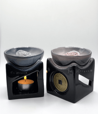 Brûle - parfum Pièce de monnaie porte - bonheur - Fee maison