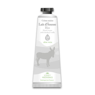 Crème mains au lait d'ânesse Bio - Aloe Vera - Fee maison