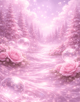 Fondants Lenor Rose Wonderland - Fee maison