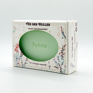 Savon végétal parfumé à la pomme - Fée des Bulles - Fee maison
