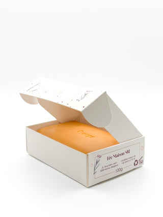 Savon végétal parfumé à l'orange - Fée des Bulles - Fee maison