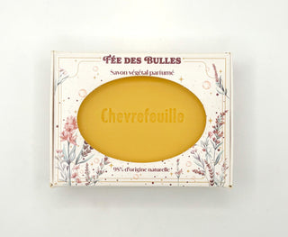 Savon végétal parfumé au chèvrefeuille - Fée des Bulles - Fee maison