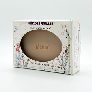 Savon végétal parfumé au monoï - Fée des Bulles - Fee maison