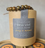 Bombe de bain avec bracelet Oeil de tigre - Fee maison